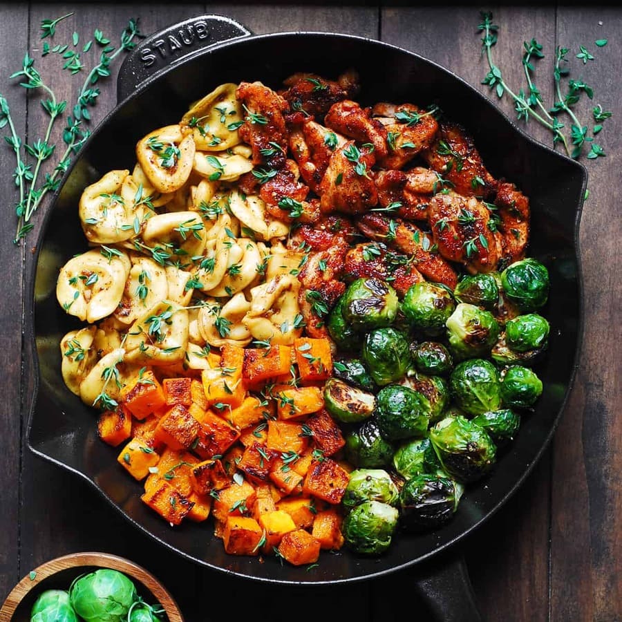 Roasted Chicken with Autumn Vegetables