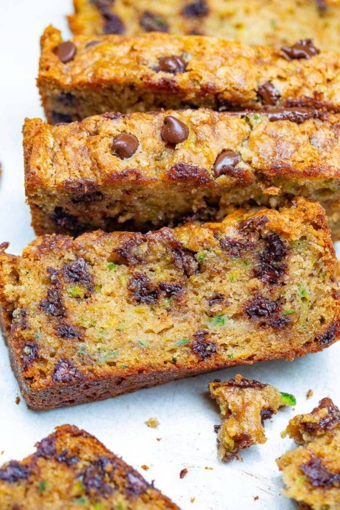 Best Ever Zucchini Bread with Sour Cream and Chocolate Chips