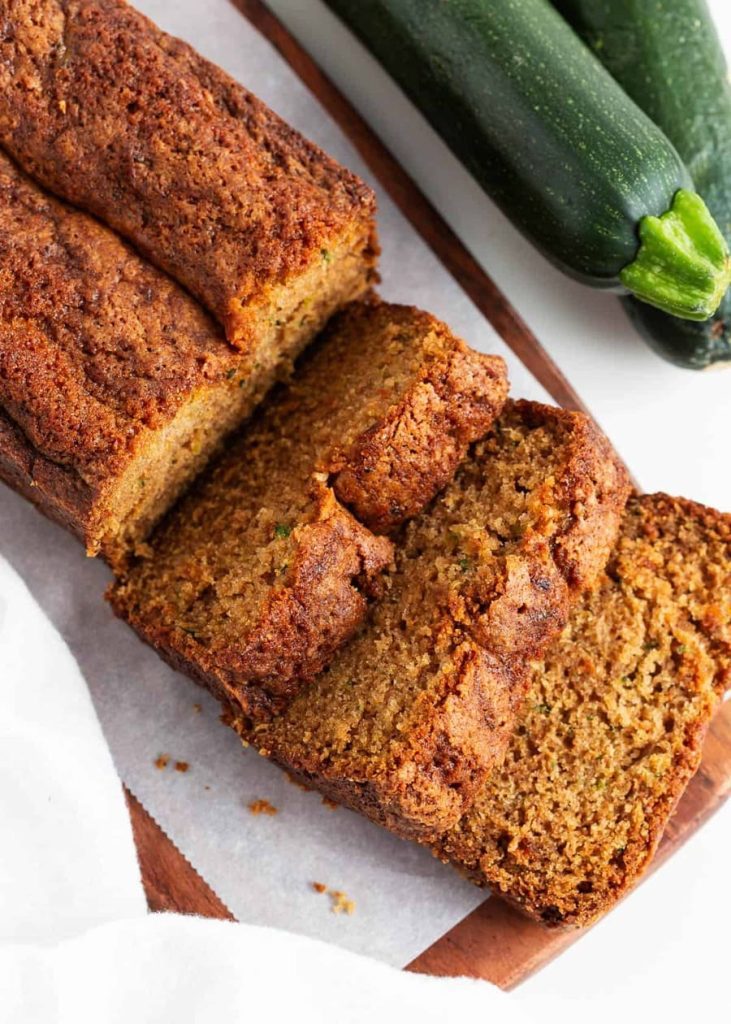 The Best Zucchini Bread Recipe with Sour Cream and Cinnamon