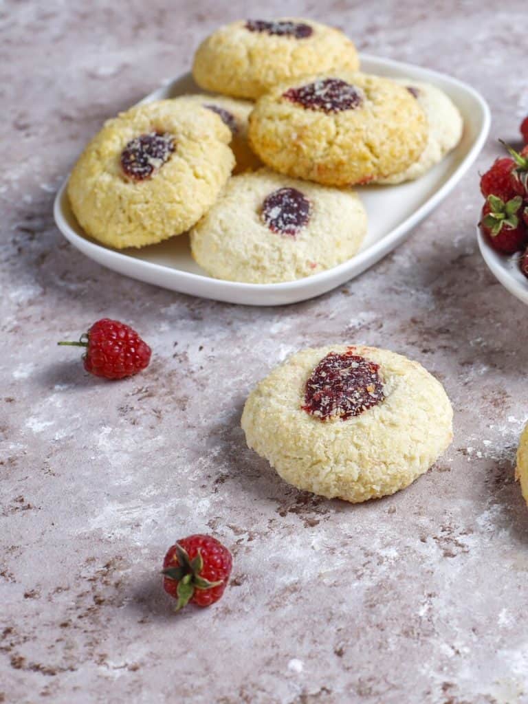 Raspberry Crumble Cookies Recipe