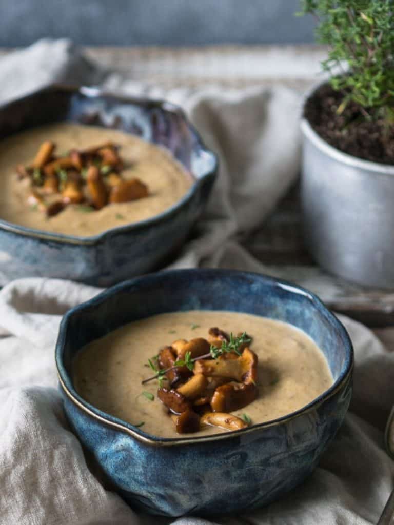 Red Onion Soup with Shiitake Broth