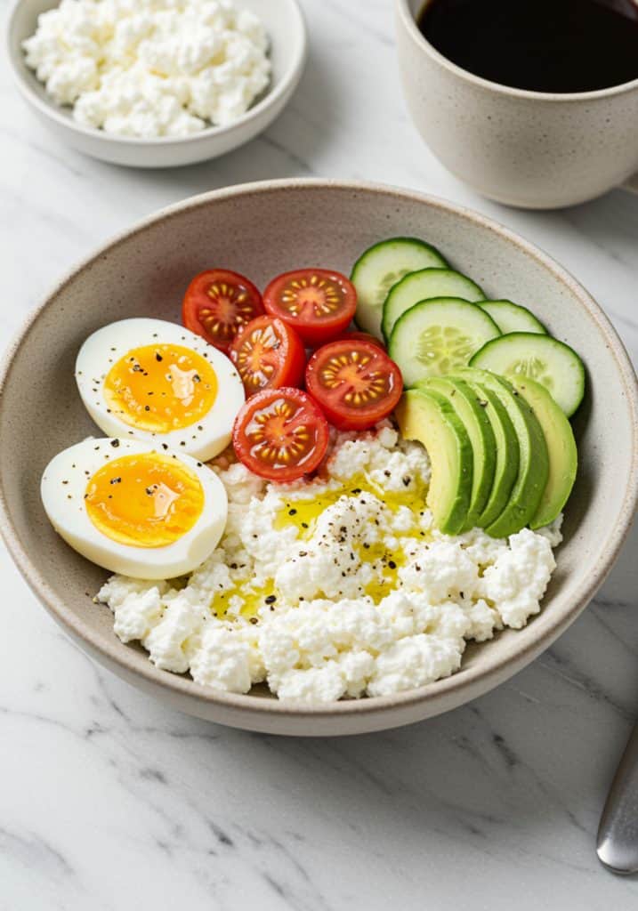 Savory Cottage Cheese Breakfast Bowl