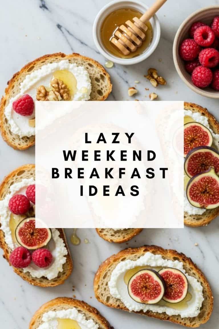 11 Lazy Weekend Breakfast Ideas to Start Your Day Right