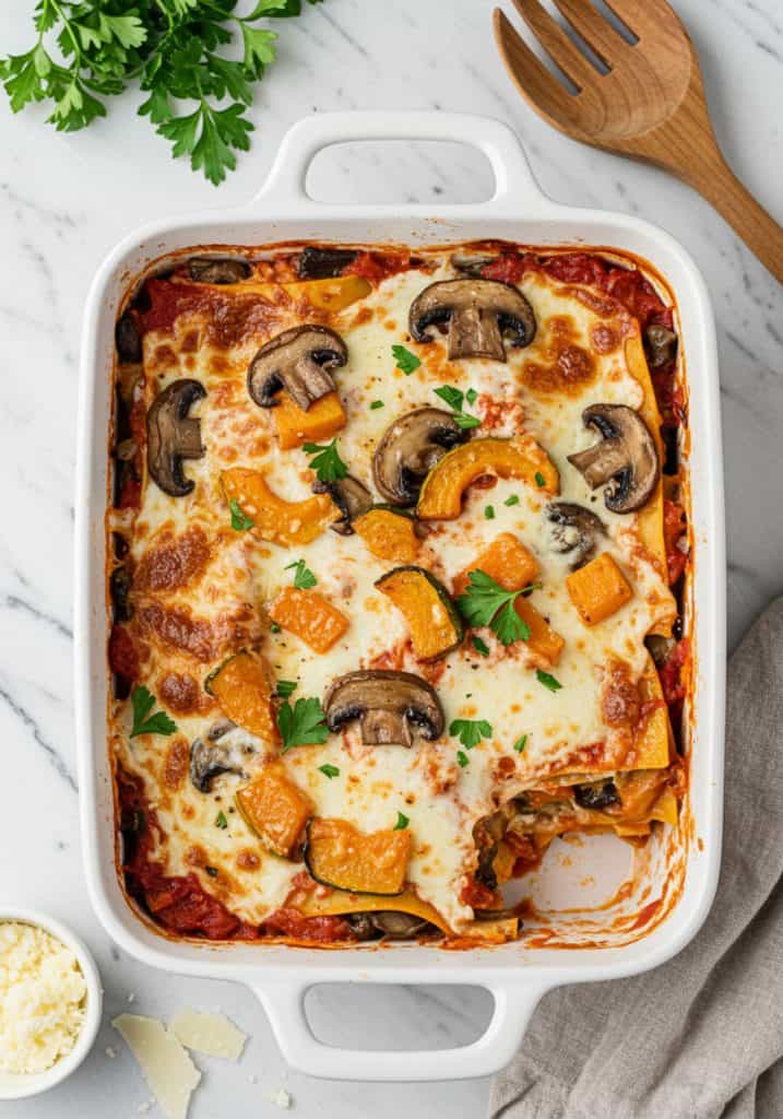 Butternut & Portobello Lasagna