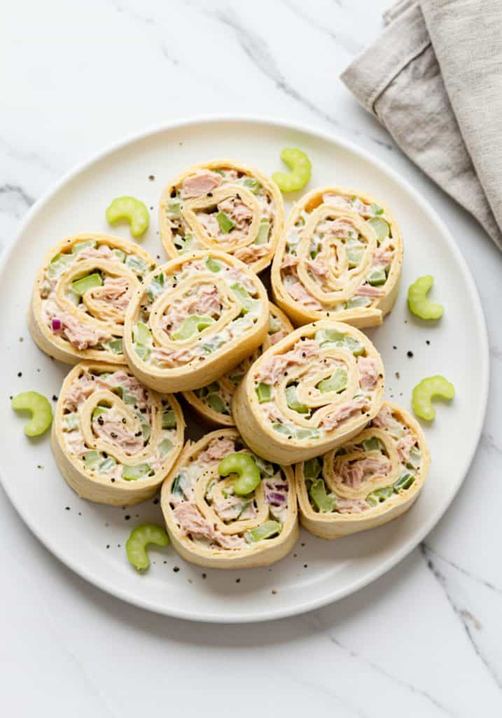 Tuna Salad Pinwheels
