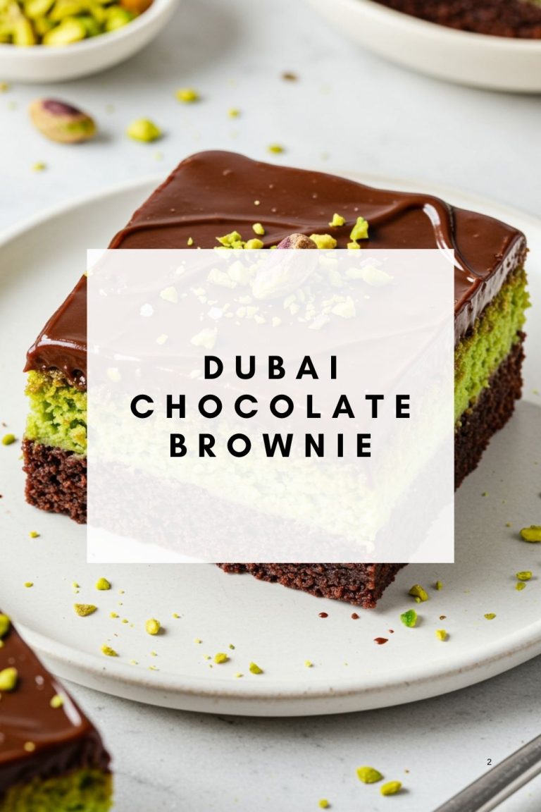 Viral Dubai Chocolate Brownie Recipe